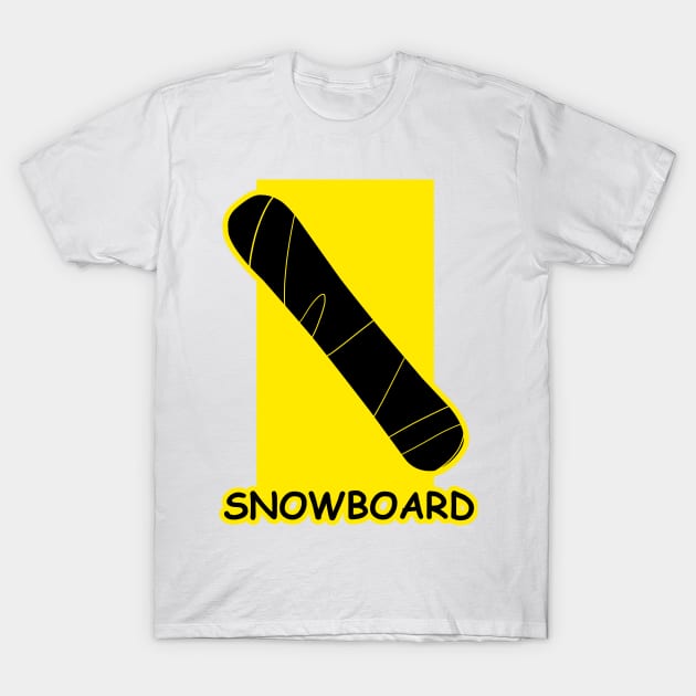 snowboarding T-Shirt by vanpaul54